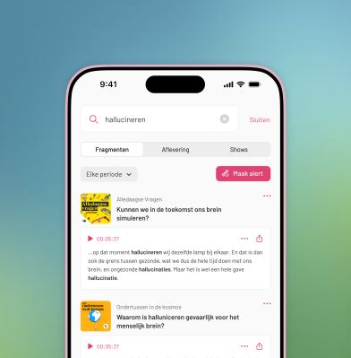Podric app search results